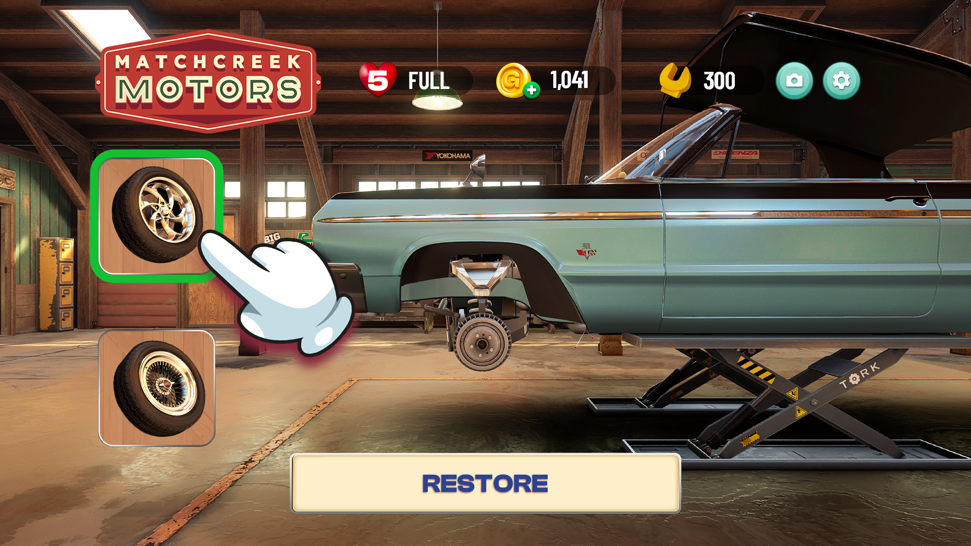 Matchcreek Motors: Custom Cars Game Screenshot