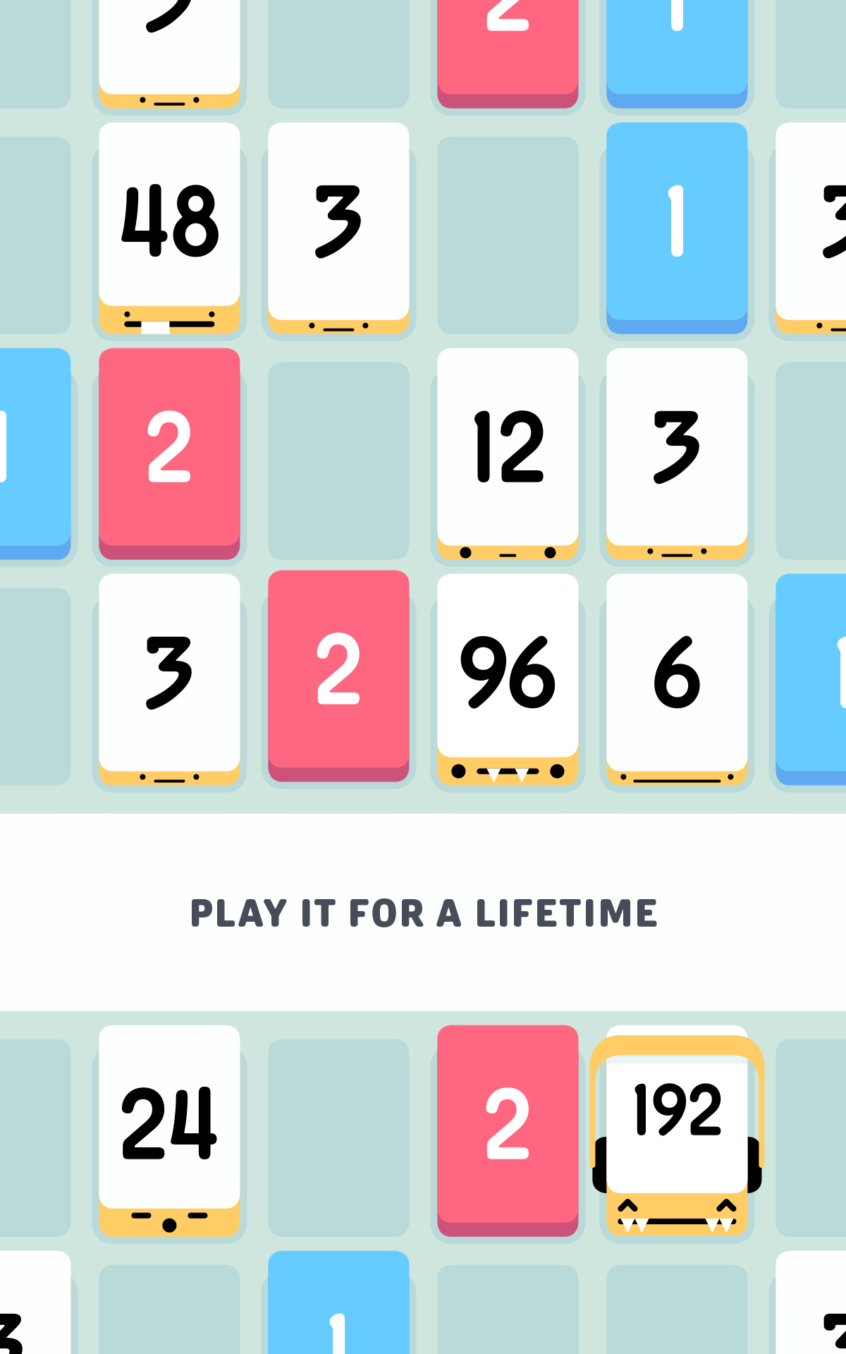 Cuplikan Layar Game Threes!