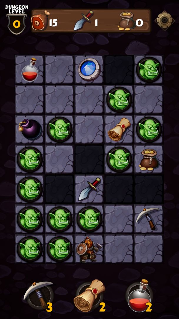 Vault Raider - casual dungeon crawler screenshot game