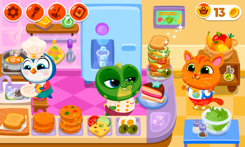 Bubbu School–สัตว์น่ารักของฉัน ภาพหน้าจอเกม