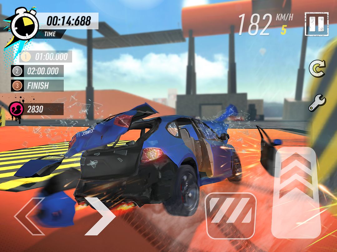 Screenshot of Car Stunt Races: Mega Ramps