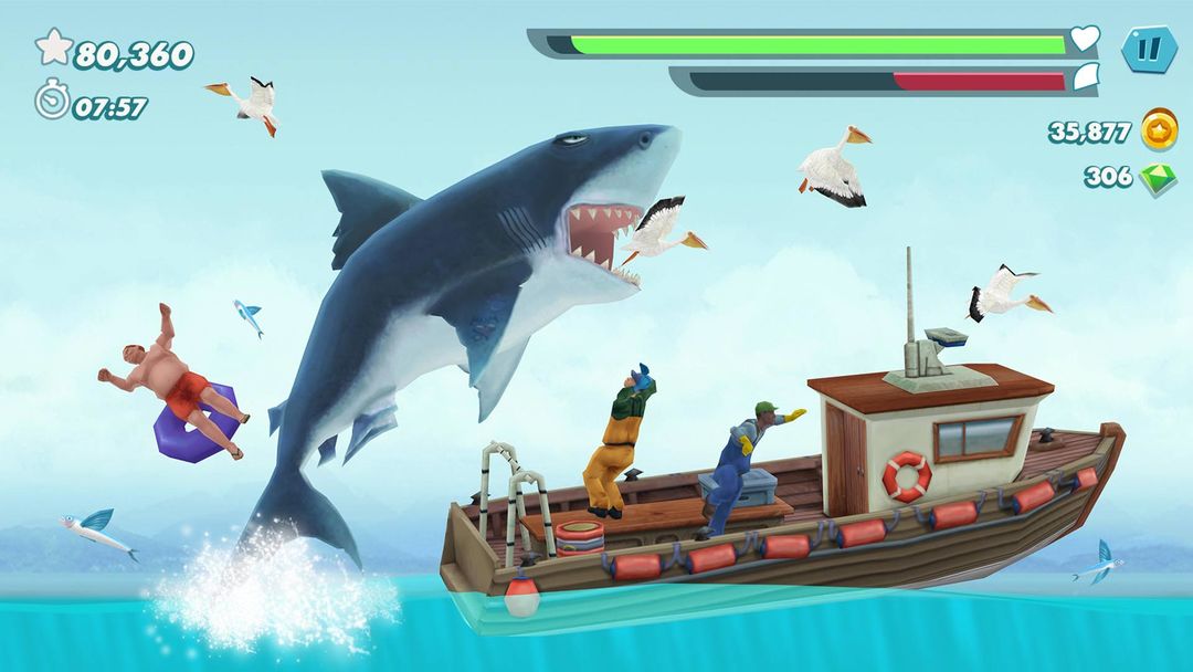 Hungry Shark Evolution ภาพหน้าจอเกม