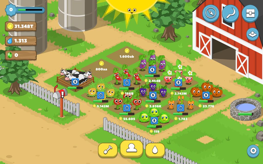 Screenshot of Farm Field – farmer evolution idle tycoon: free
