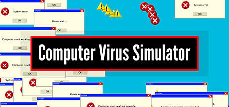 Banner of Simulator Virus Komputer 