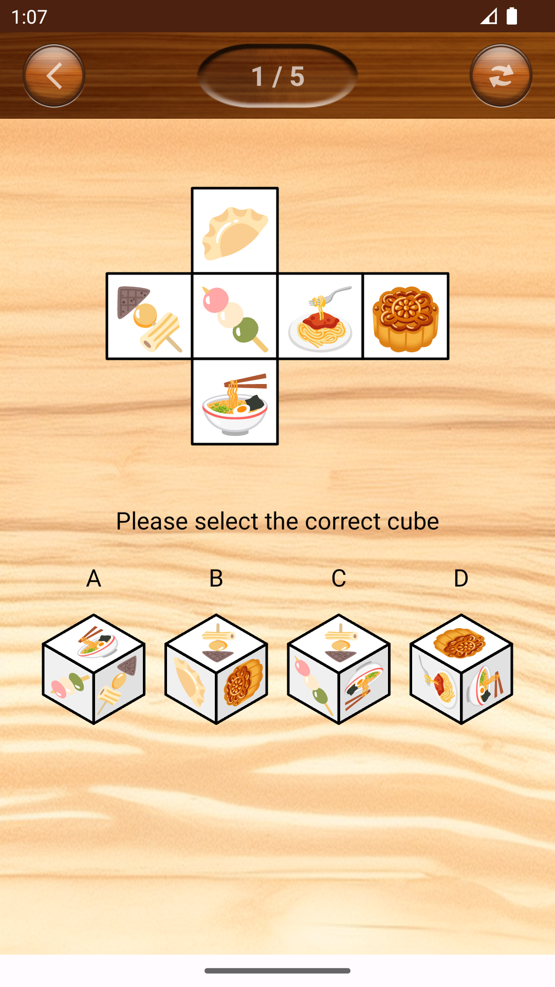 Logic Game: Cardboard Box Fold Game Screenshot