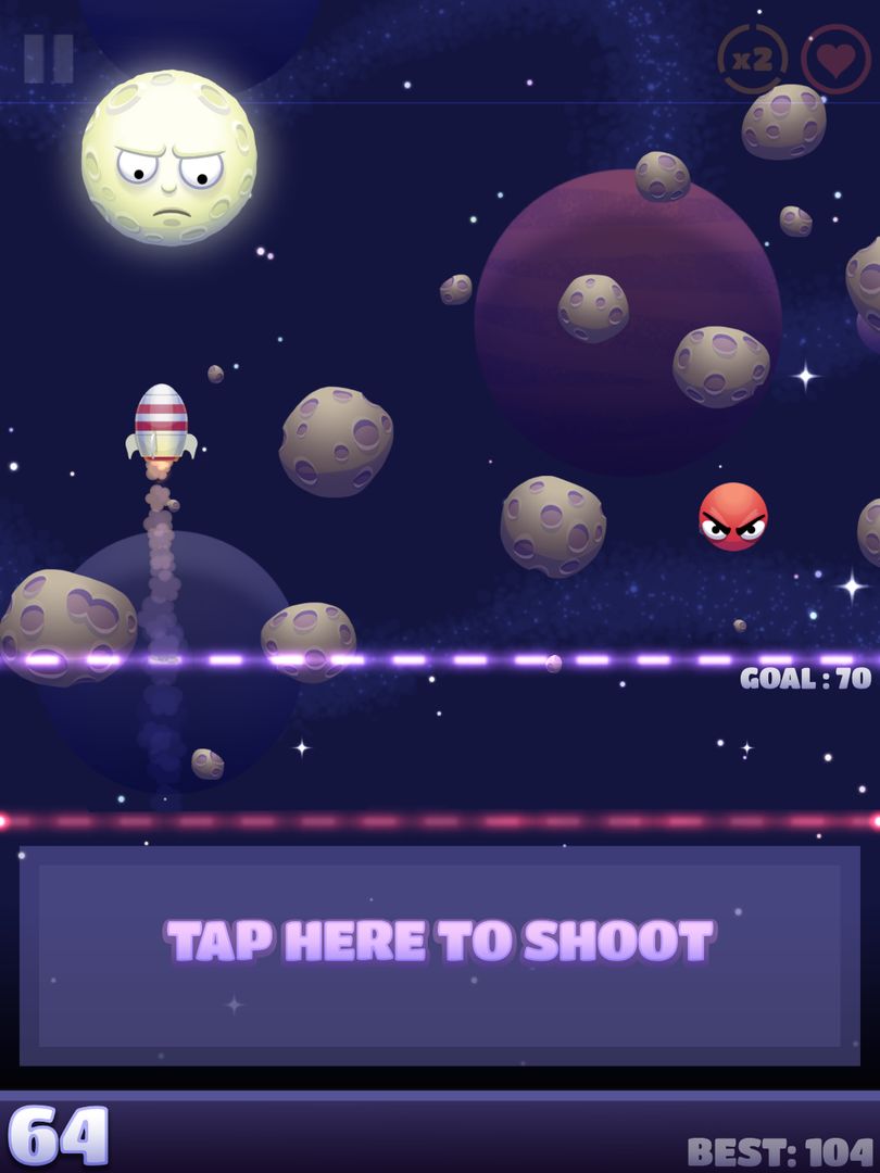 Screenshot of Shoot The Moon