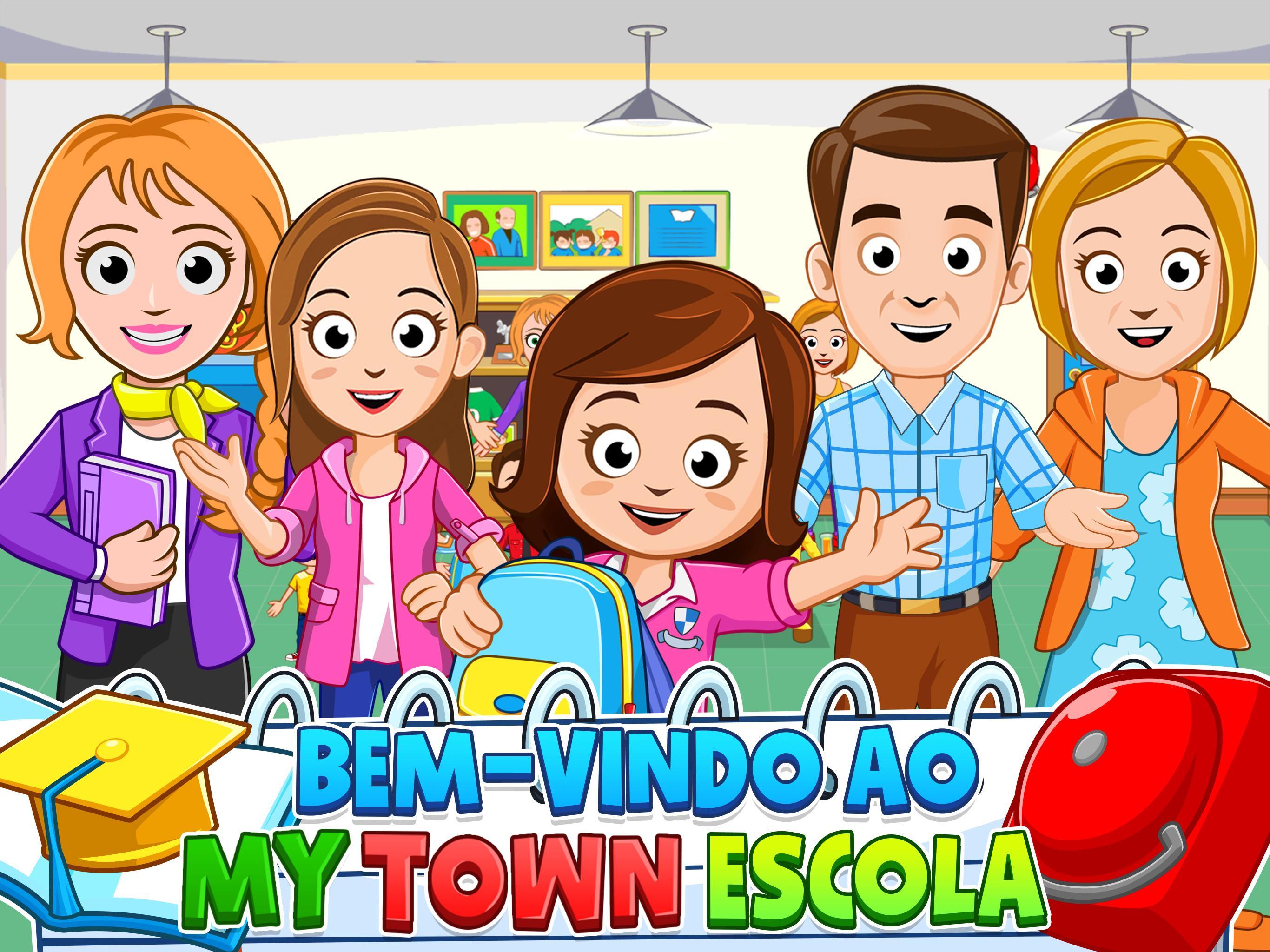 Captura de Tela do Jogo My Town : School