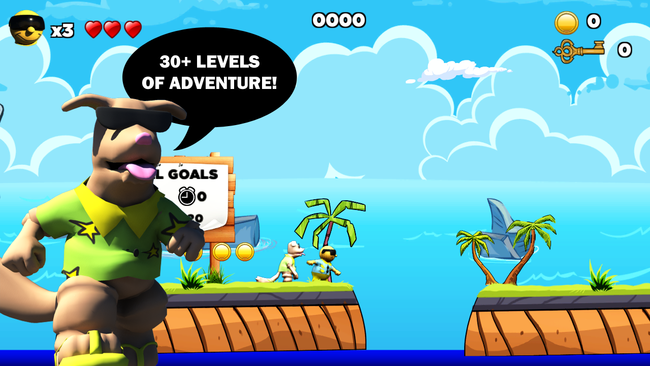 Surfin' Sam Game Screenshot
