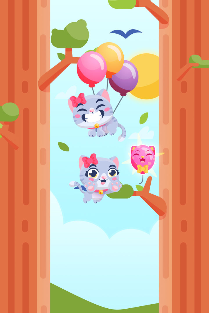 Cute cat games for children from 3 to 6 years screenshot game