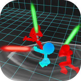 Stickman Neon Sword Fighting