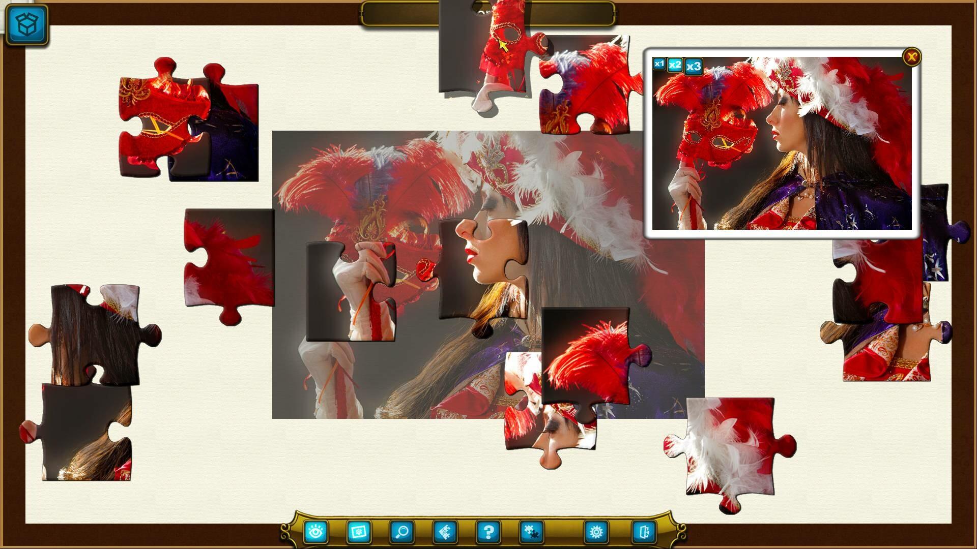 Captura de Tela do Jogo Royal Jigsaw 4