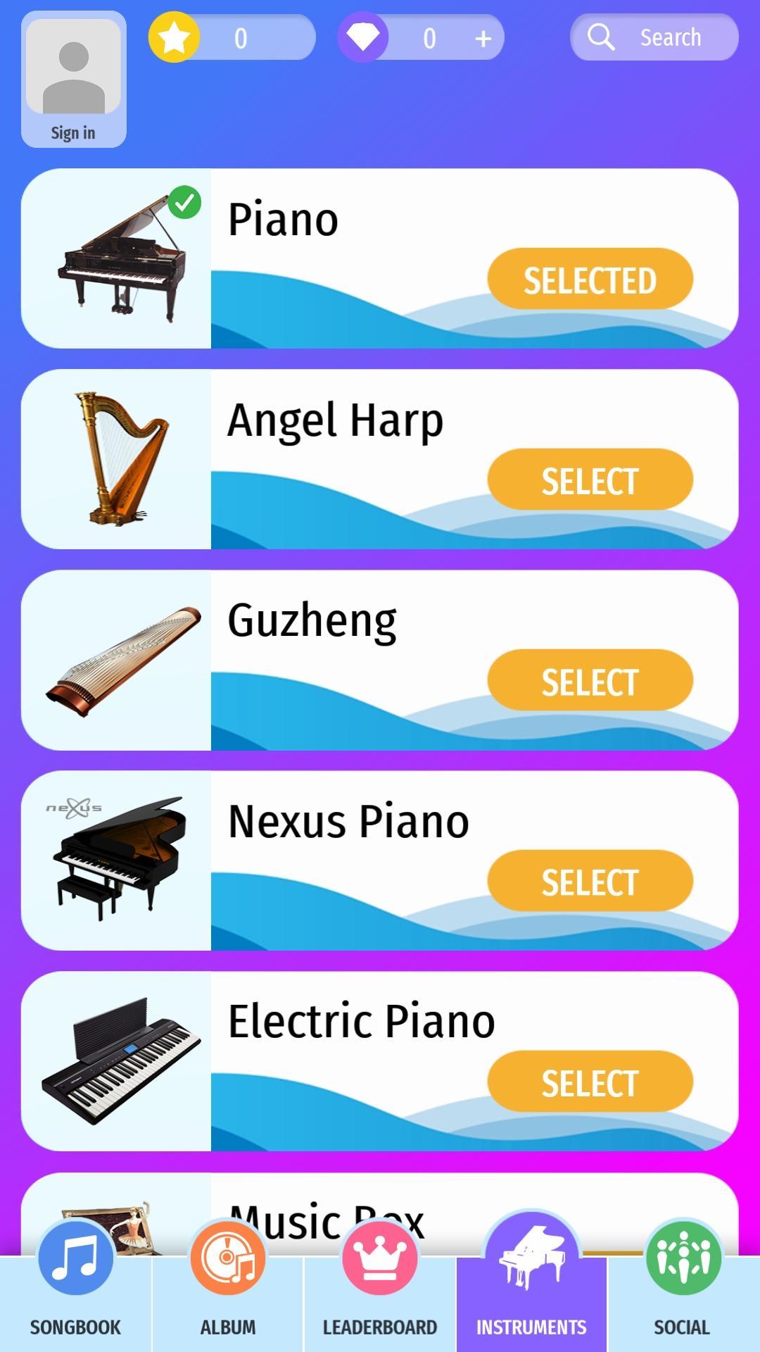 Cuplikan Layar Game Magic Piano Tiles 2021