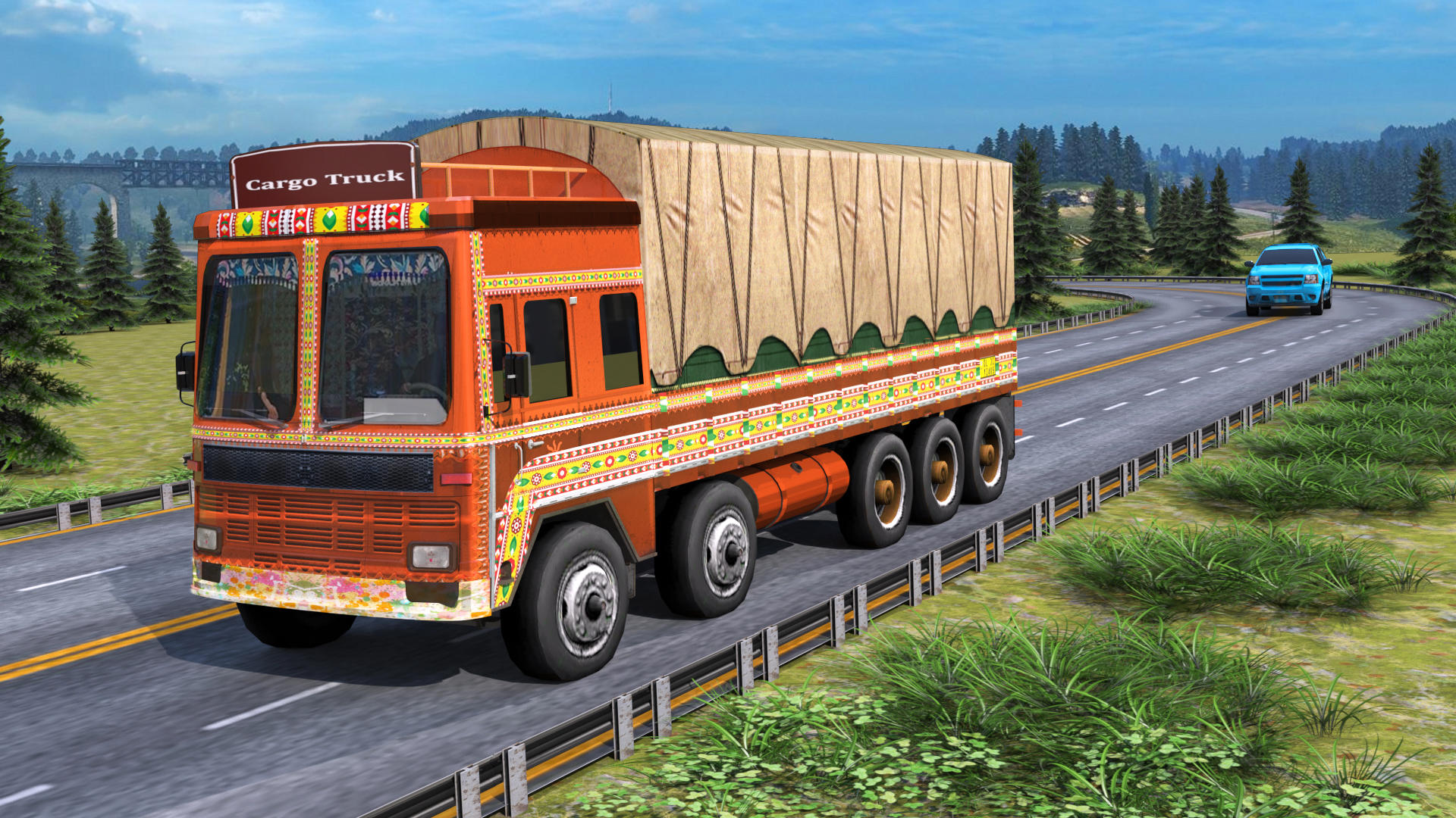 Cuplikan Layar Game Truck Simulator Games: Offline