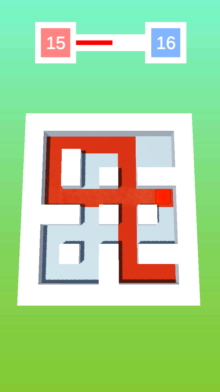 Roller Paint Game Screenshot