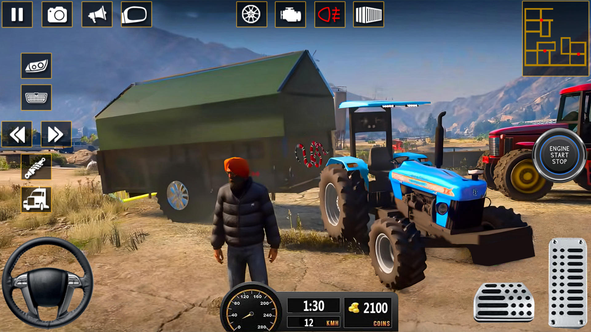 US Tractor Driving Games 3D Game Screenshot