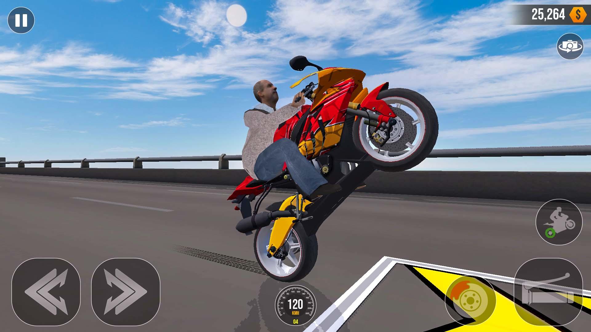 Screenshot 1 of Endless Grau Moto Race Game 1.05