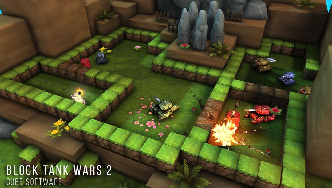 Block Tank Wars 2 screenshot game