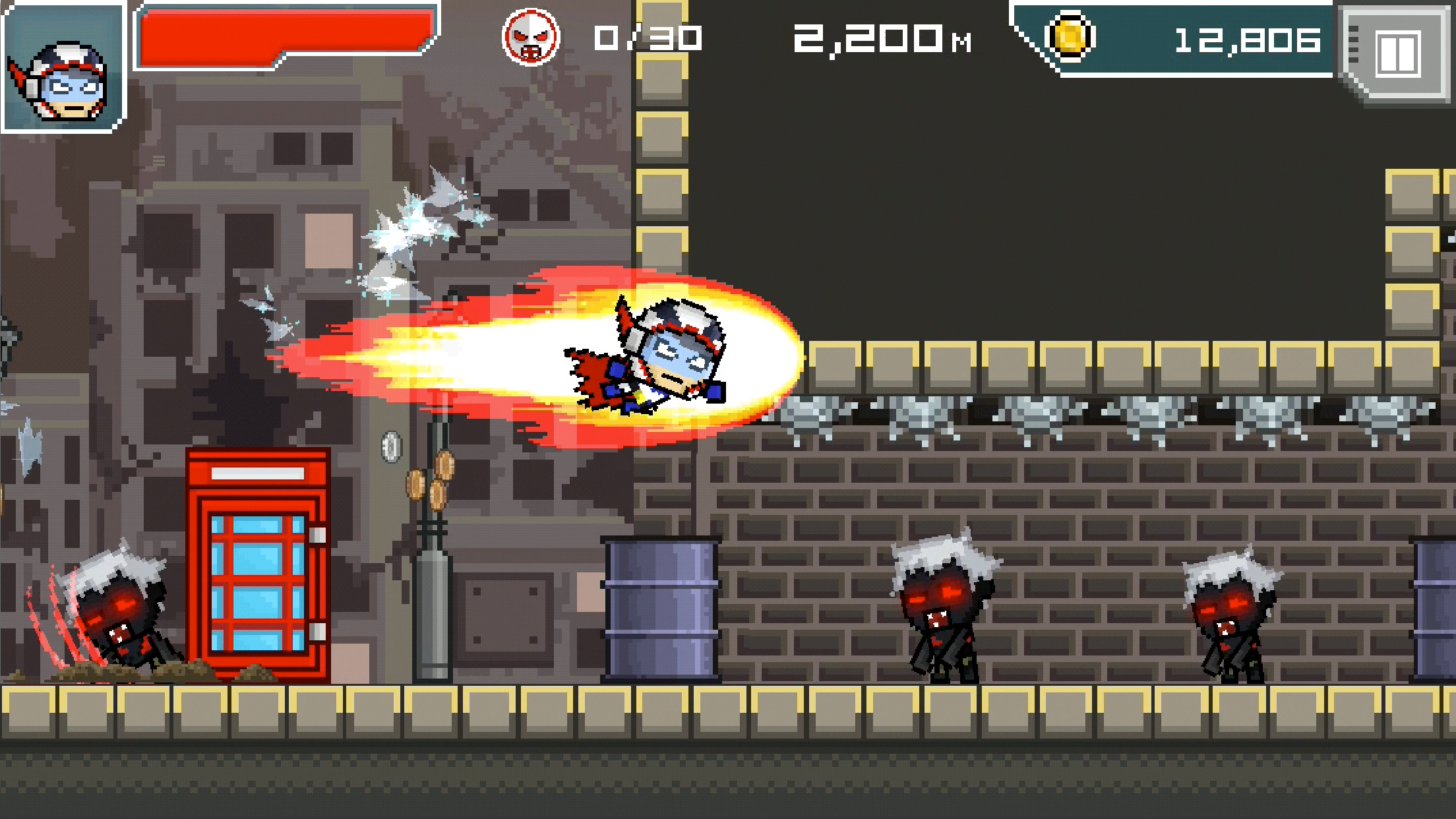 HERO-X: DASH! Game Screenshot