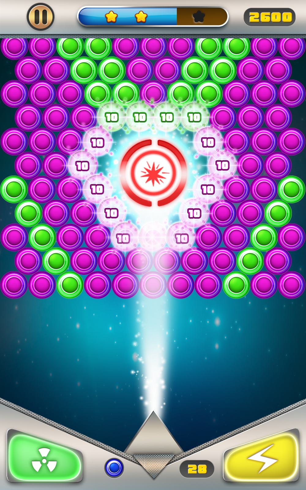 Battle Bubble Pop Game Screenshot