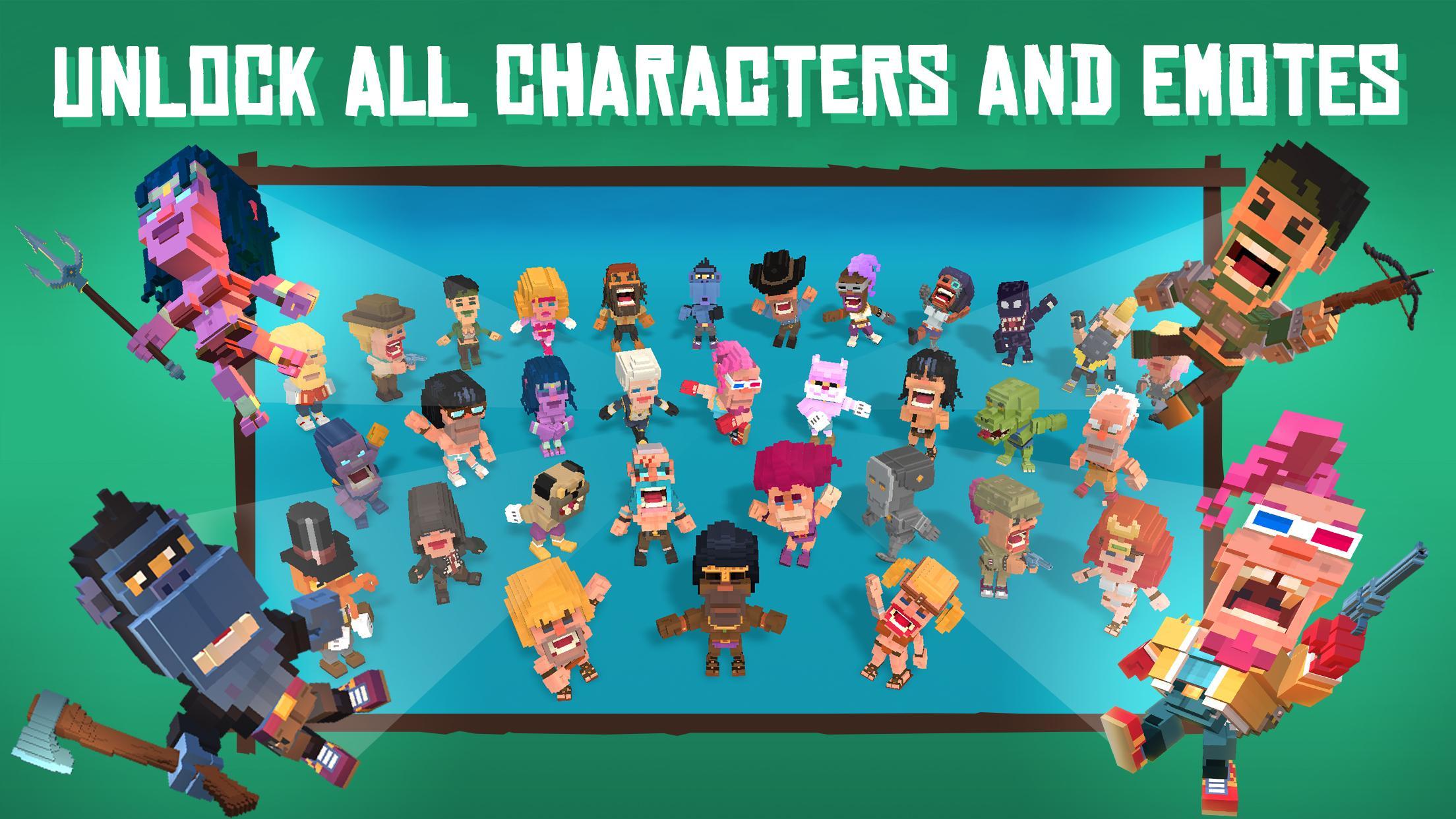 Скриншот игры Dinos Royale - Multiplayer Bat