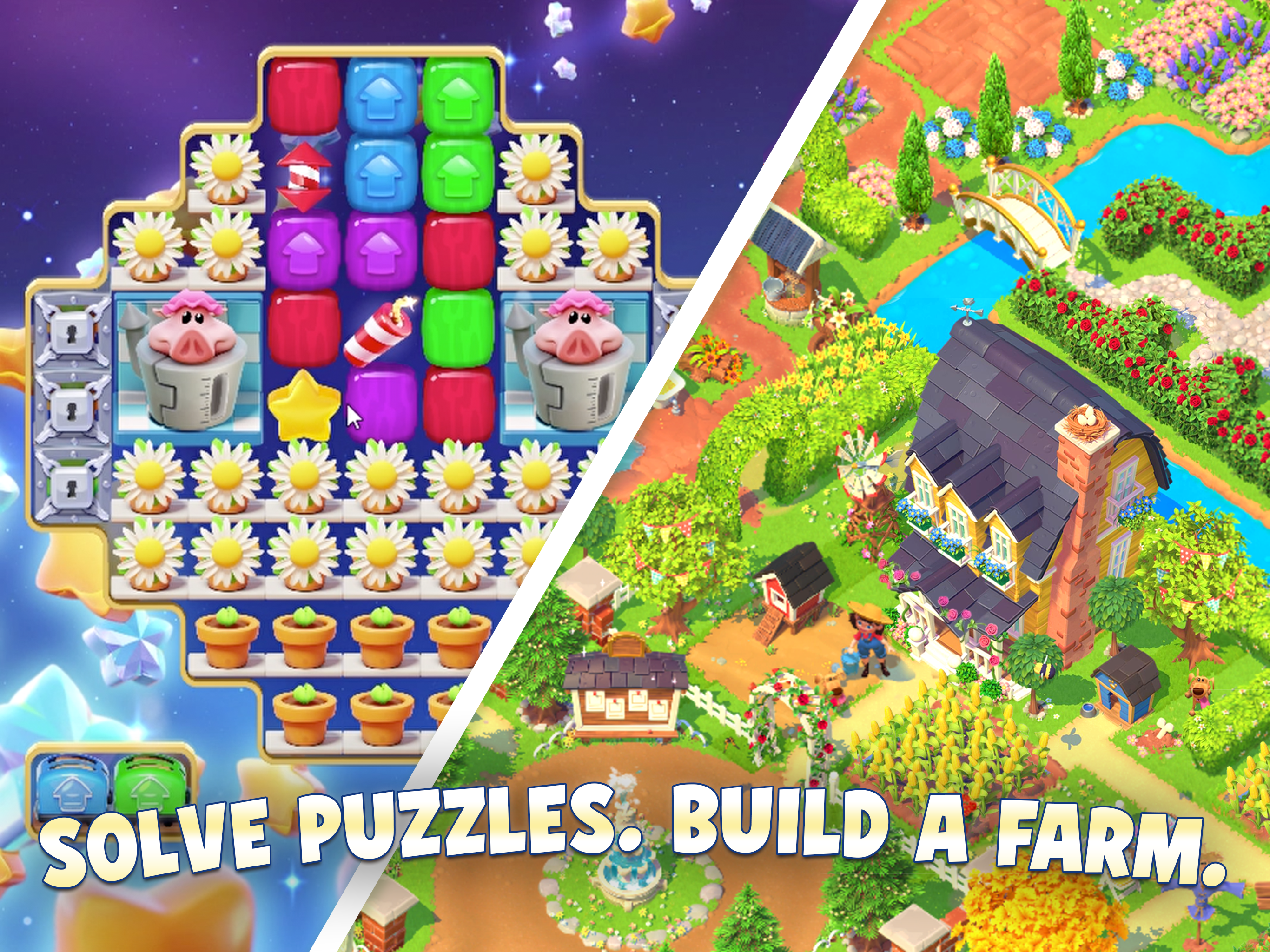 Hay Day Pop: Puzzles & Farms Game Screenshot