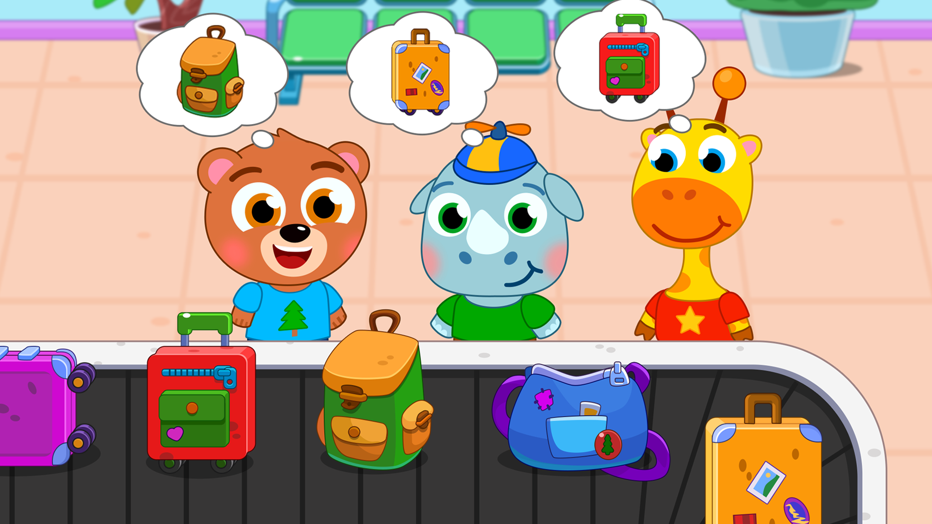 Airport for kids Game Screenshot