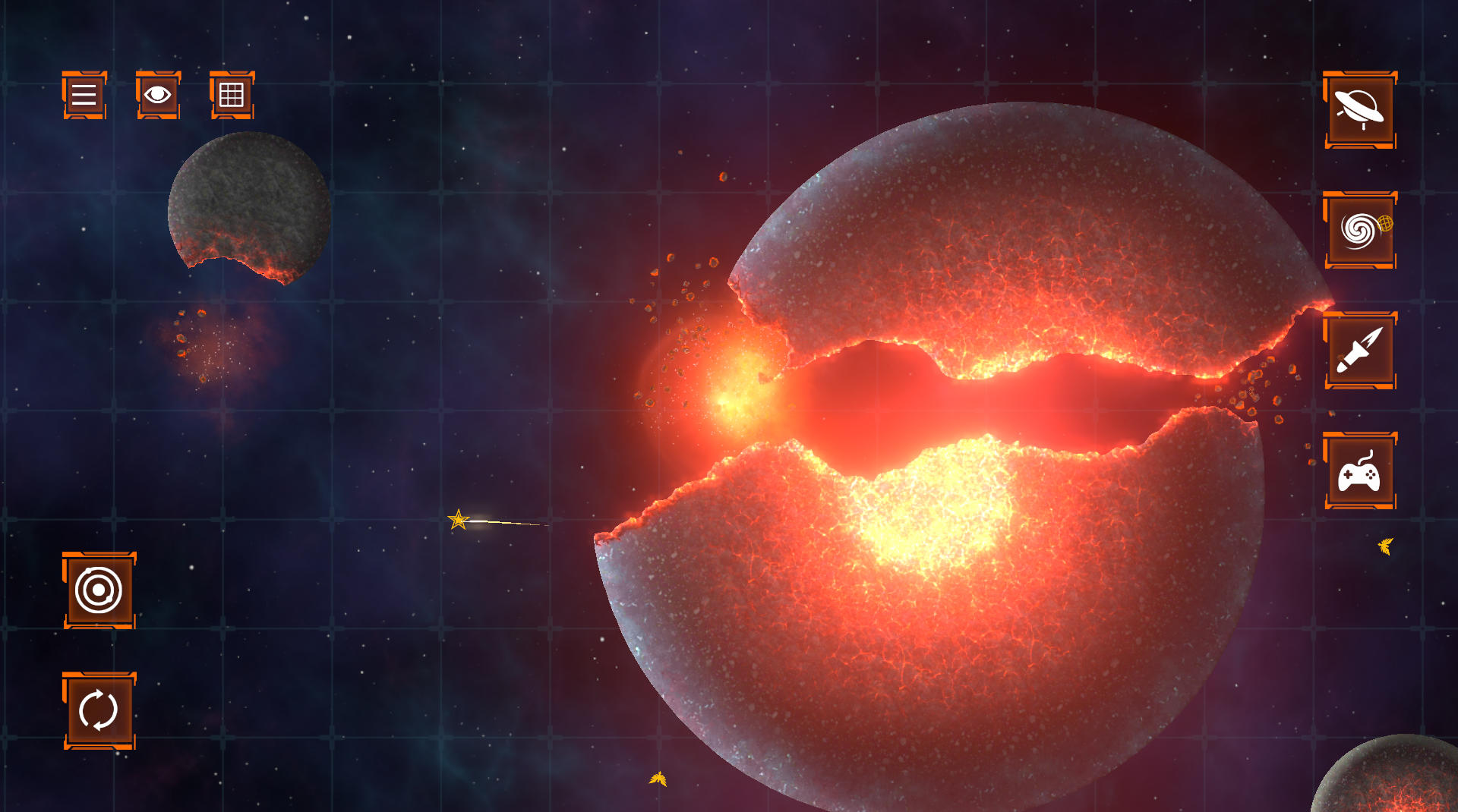 Solar Smash 2D Game Screenshot