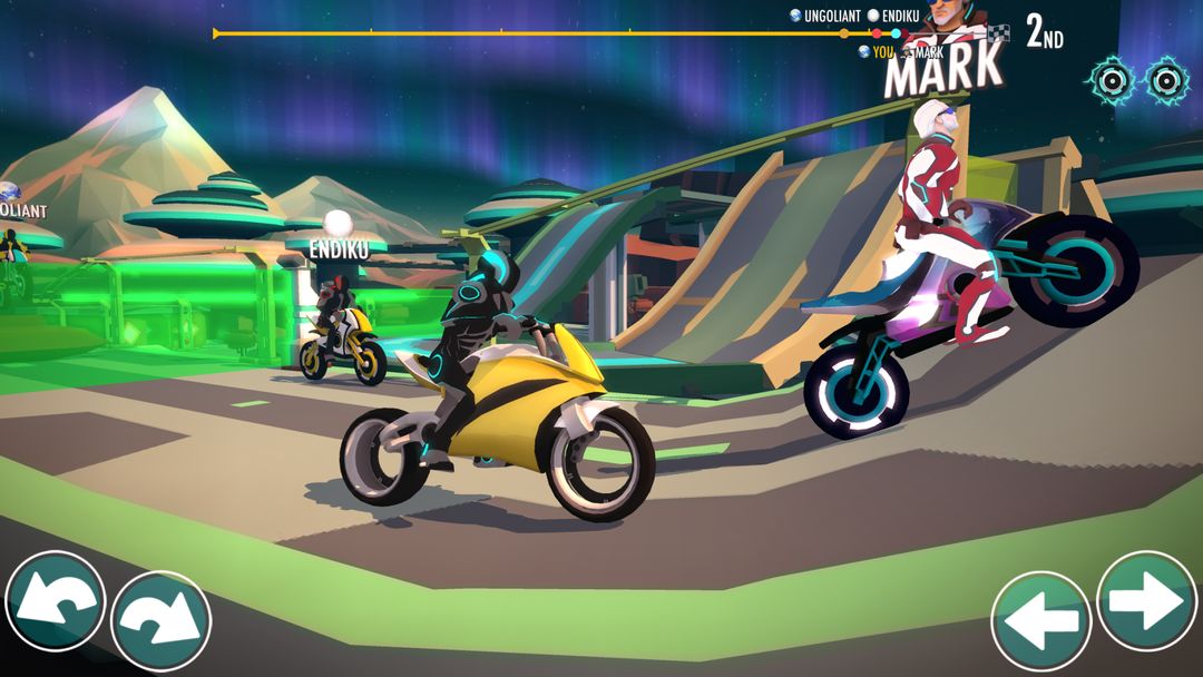 Gravity Rider - 3D 極限摩托車遊戲遊戲截圖