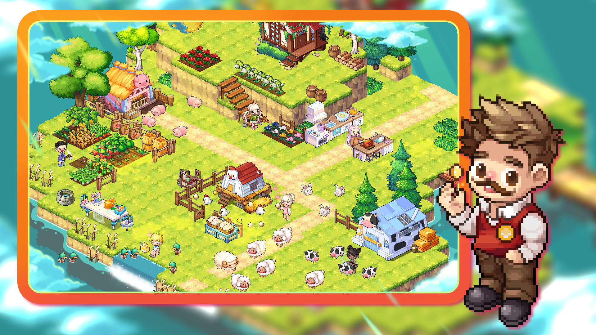 PixelTown Game Screenshot