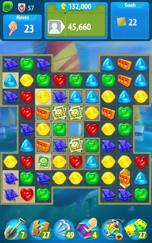 Gummy Drop! Match 3 & Travel Game Screenshot