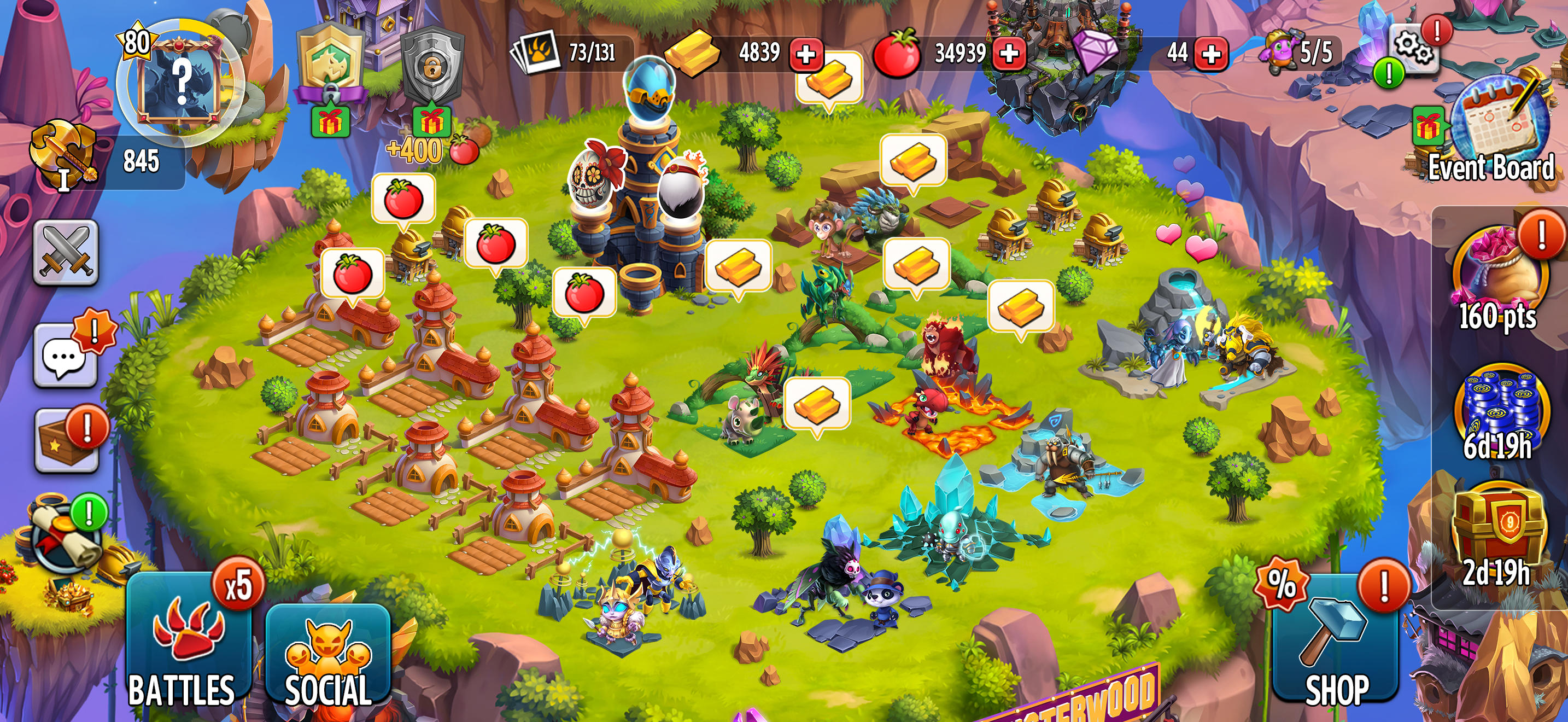 Monster Legends Game Screenshot