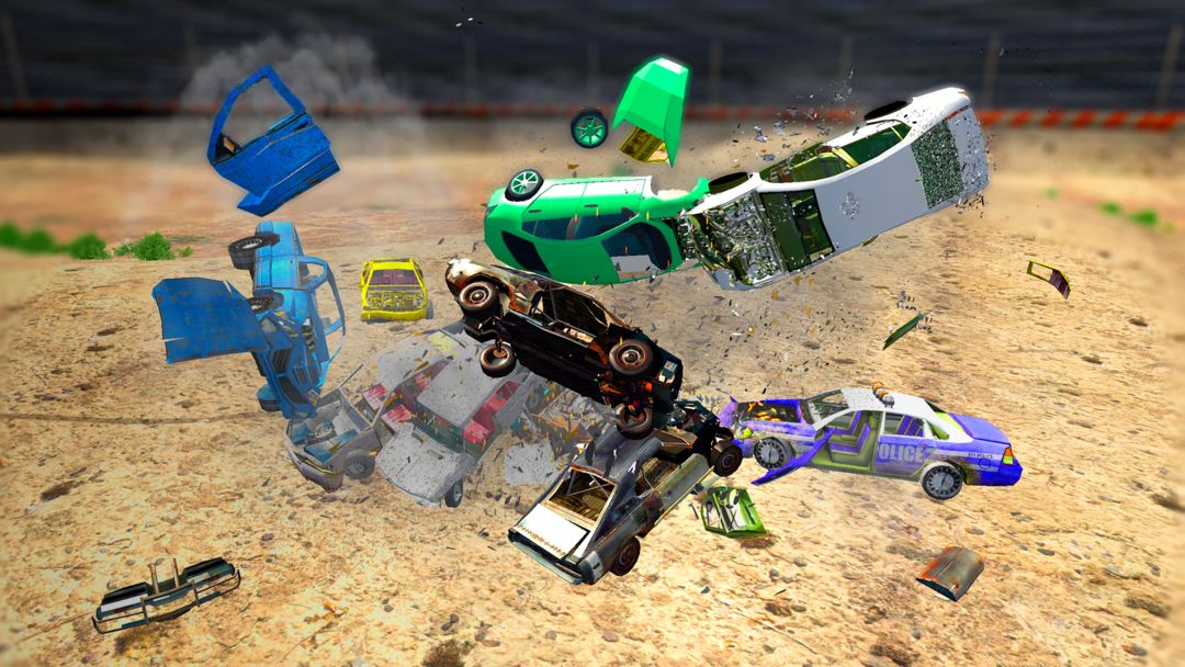 Demolition Derby Mad Car Crash screenshot game