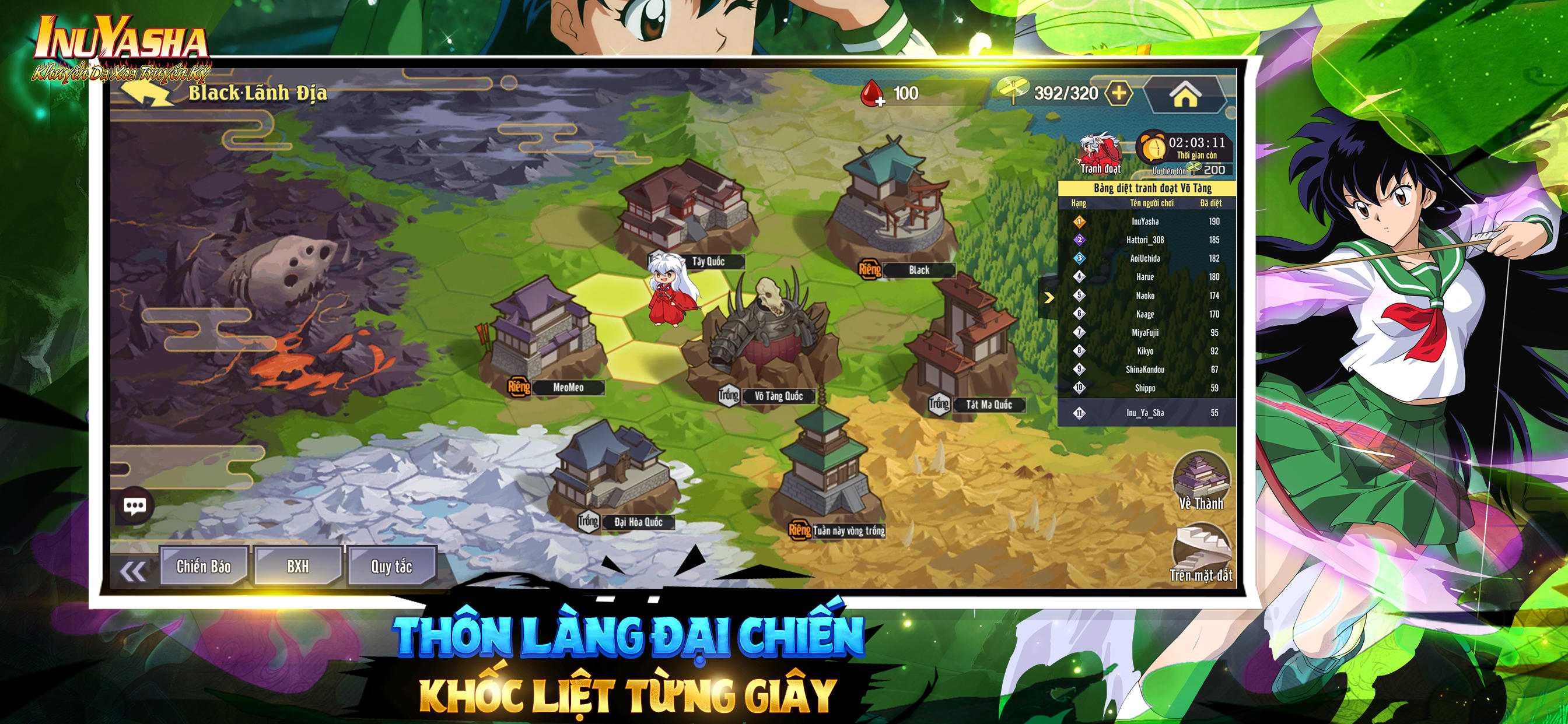 Khuyển Dạ Xoa Truyền Kỳ - IP InuYasha Game Screenshot