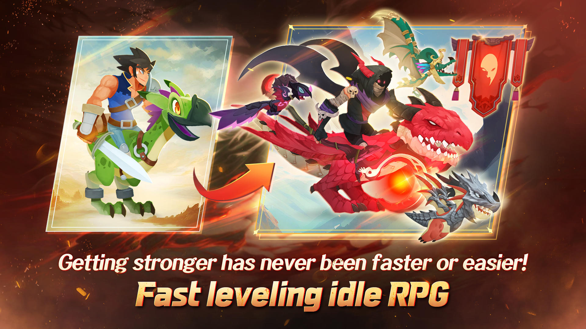 Dragon Rider Idle Game Screenshot