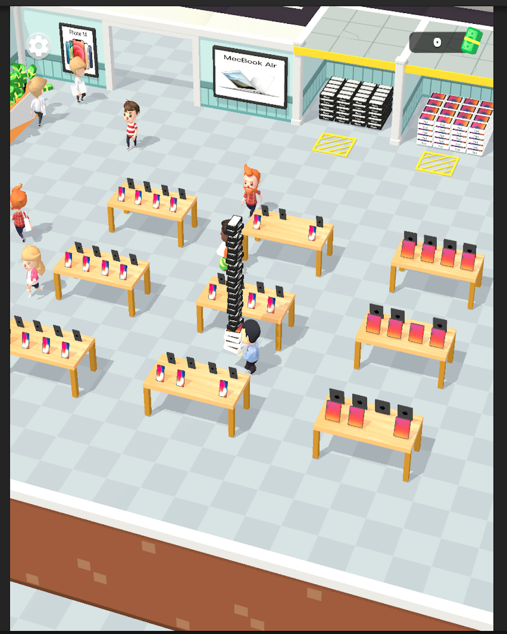 Скриншот игры 我的苹果店