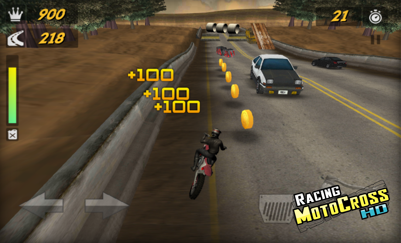 Screenshot 1 of Balapan Motocross HD 1