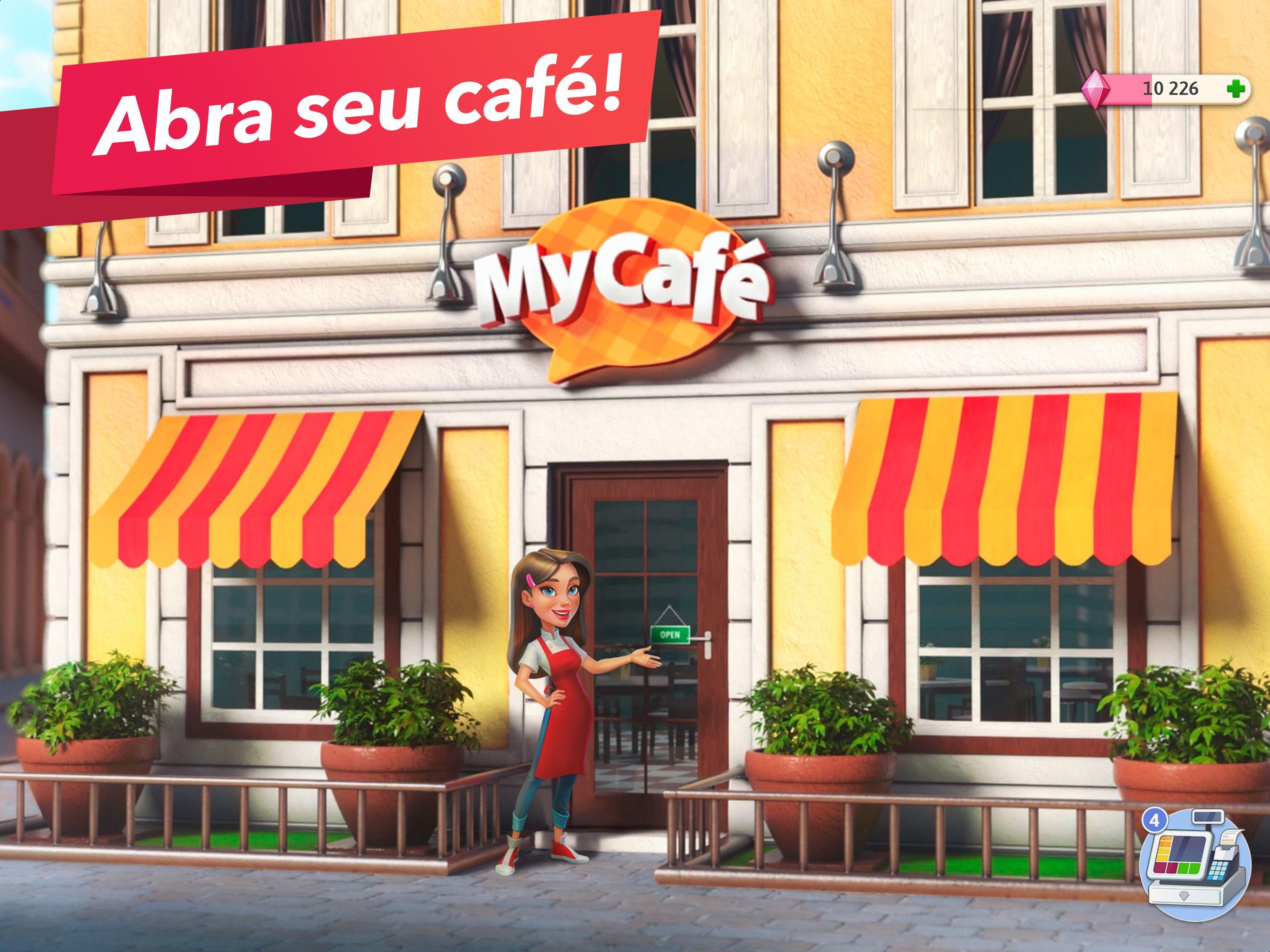 Captura de Tela do Jogo Minha Cafeteria - Restaurante
