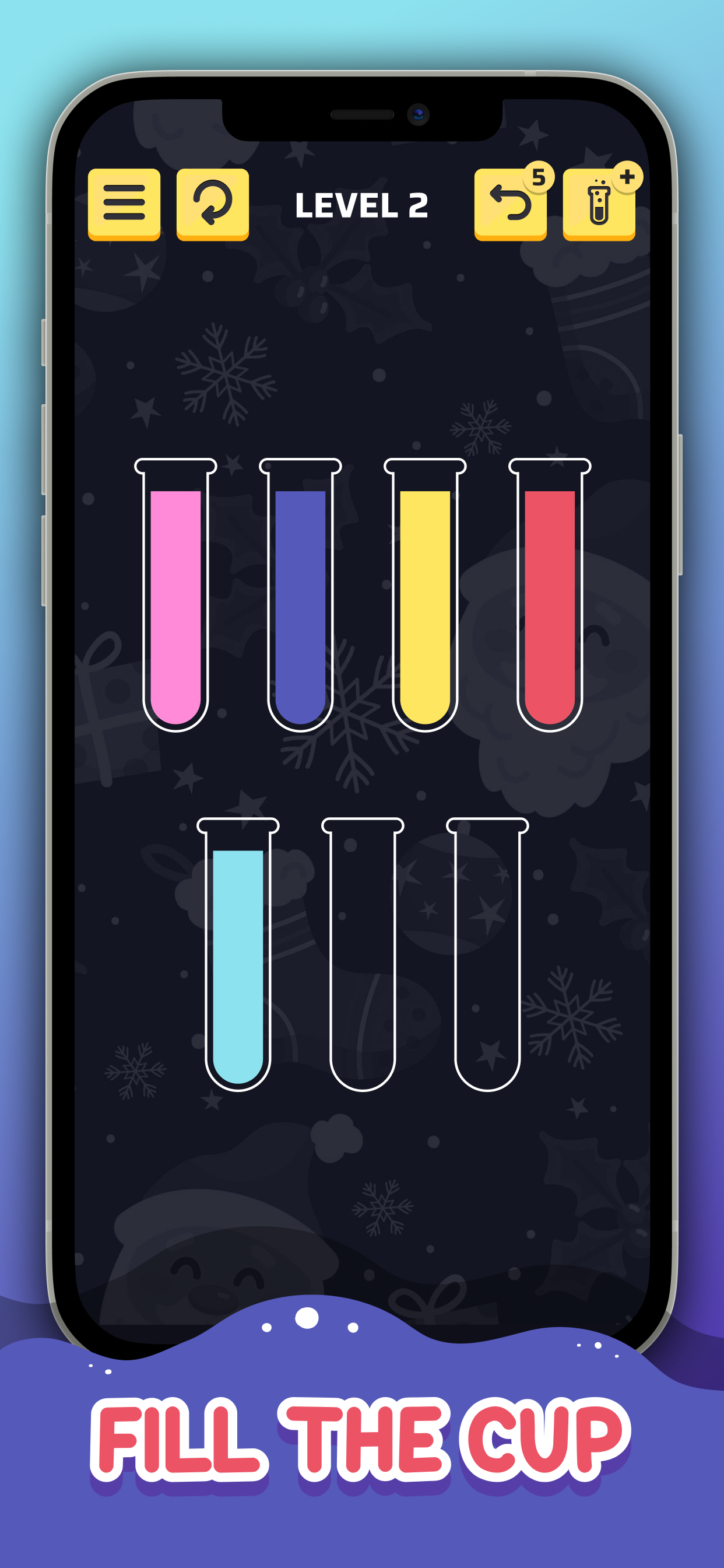 Screenshot of Water Sort Puzzle Sorting Game
