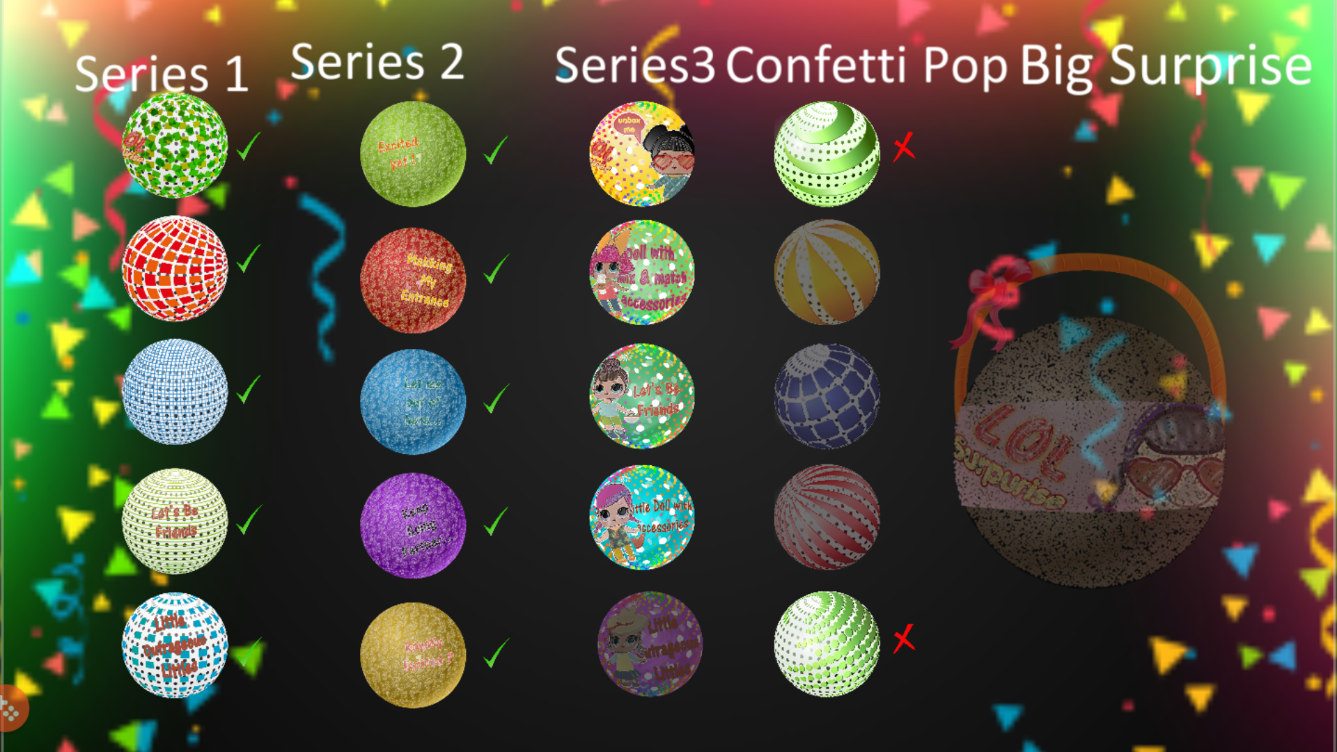 Lol Surprise Game Ball Pop 게임 스크린샷