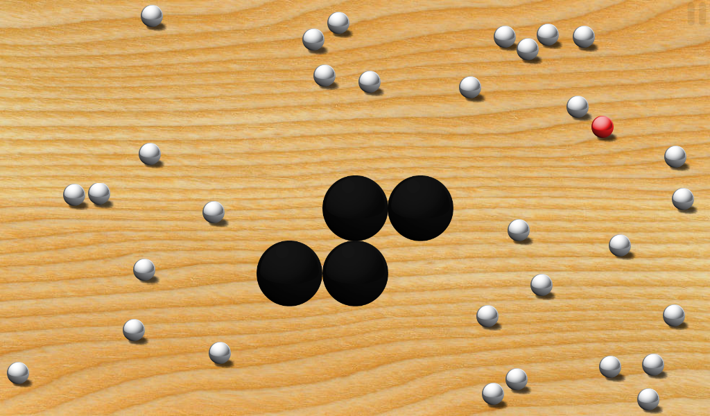 Cuplikan Layar Game Roll Balls into a hole