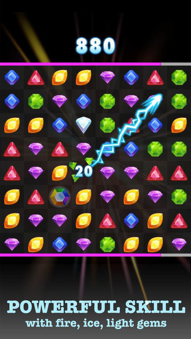 Jewel Blitz (Watch & Phone) Game Screenshot