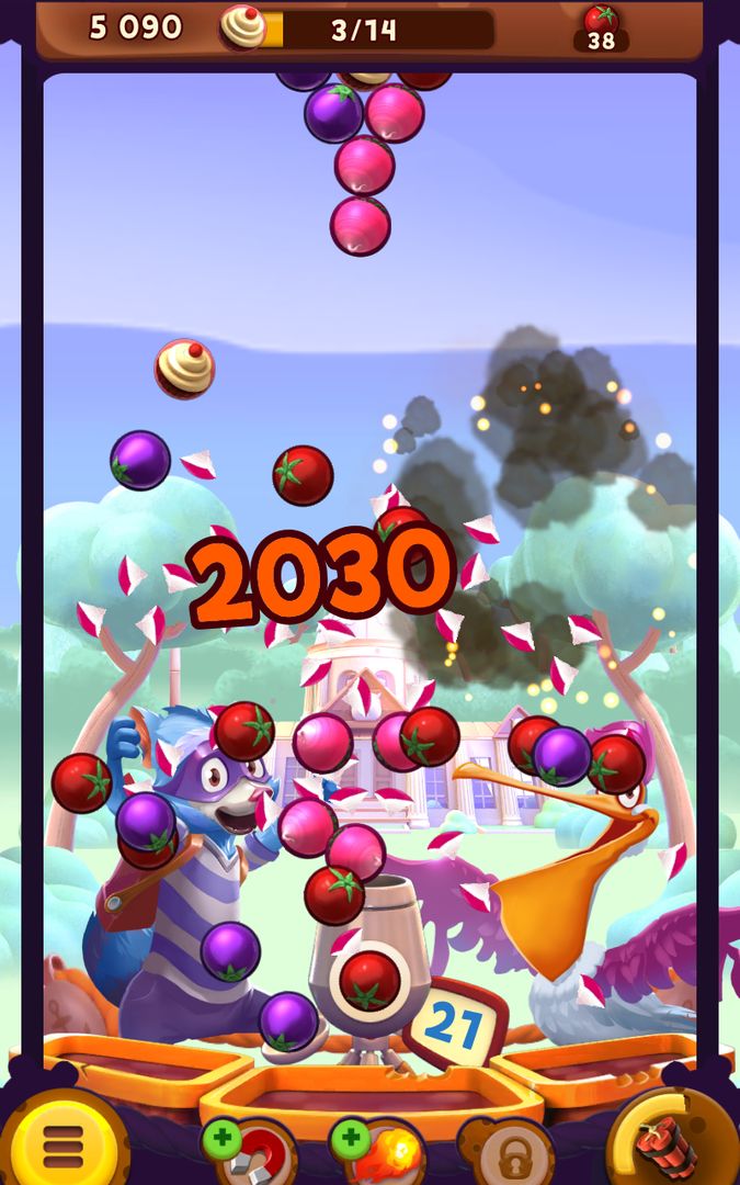 Berry Bandits - Bubble Shooter ภาพหน้าจอเกม