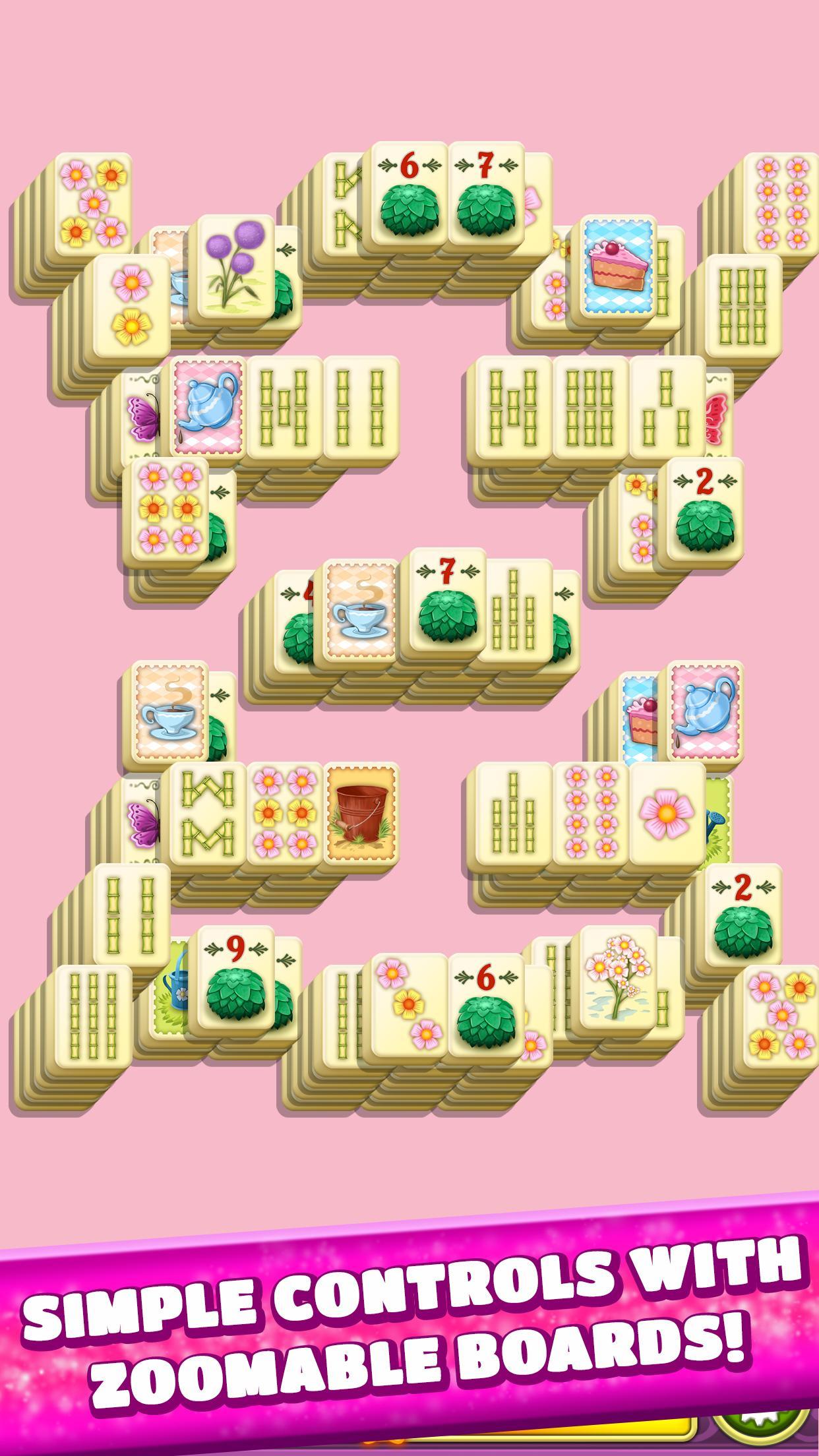 Mahjong Spring Flower Garden Game Screenshot