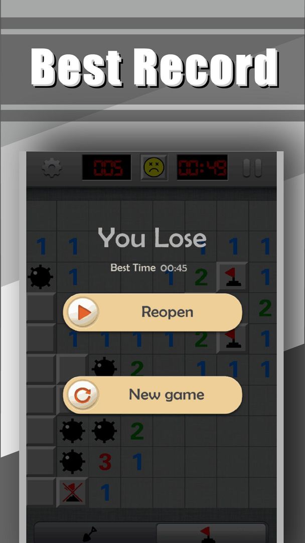 Screenshot of Minesweeper Classic - puzzle games