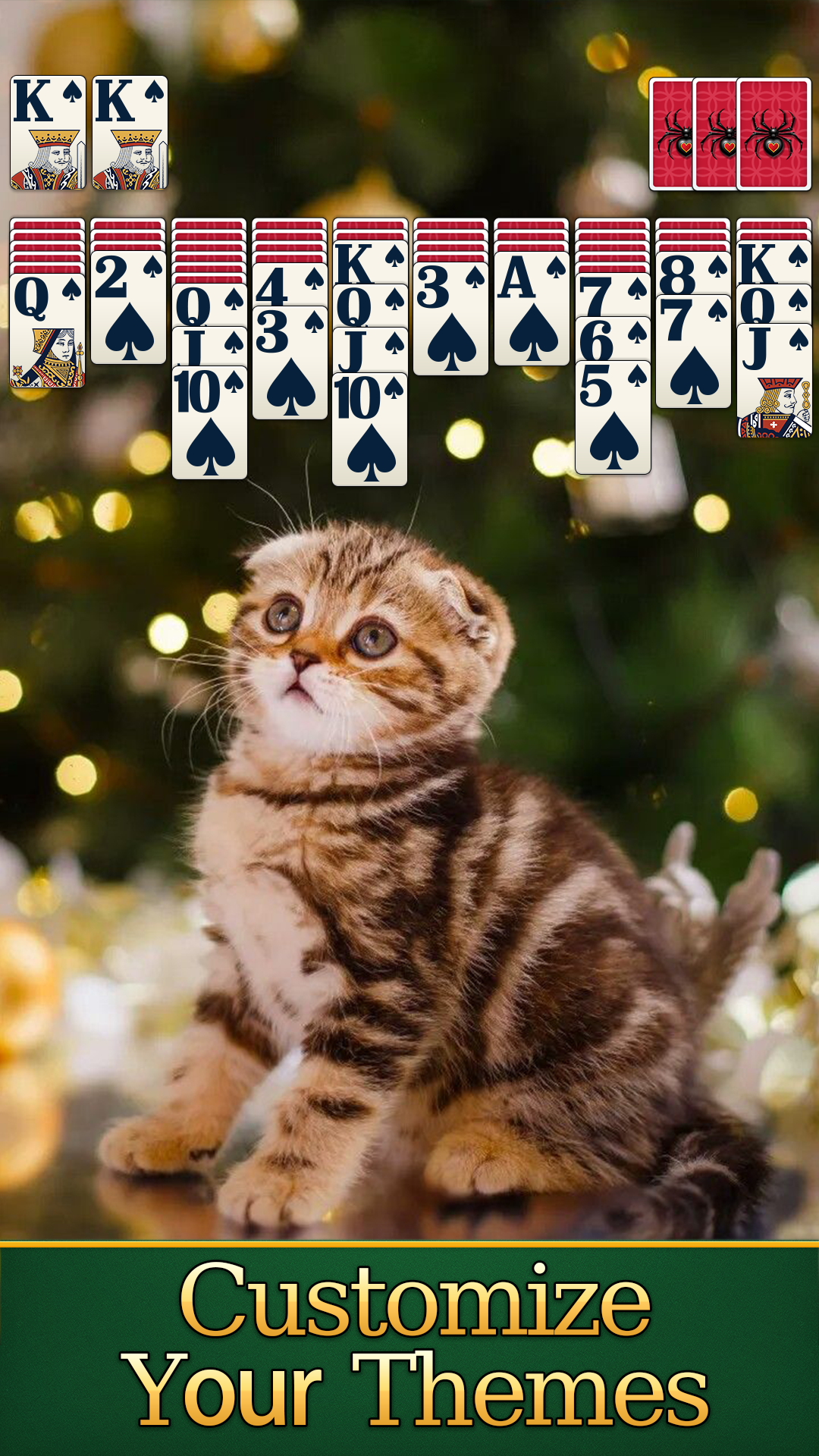 Spider Solitaire Card Games Game Screenshot