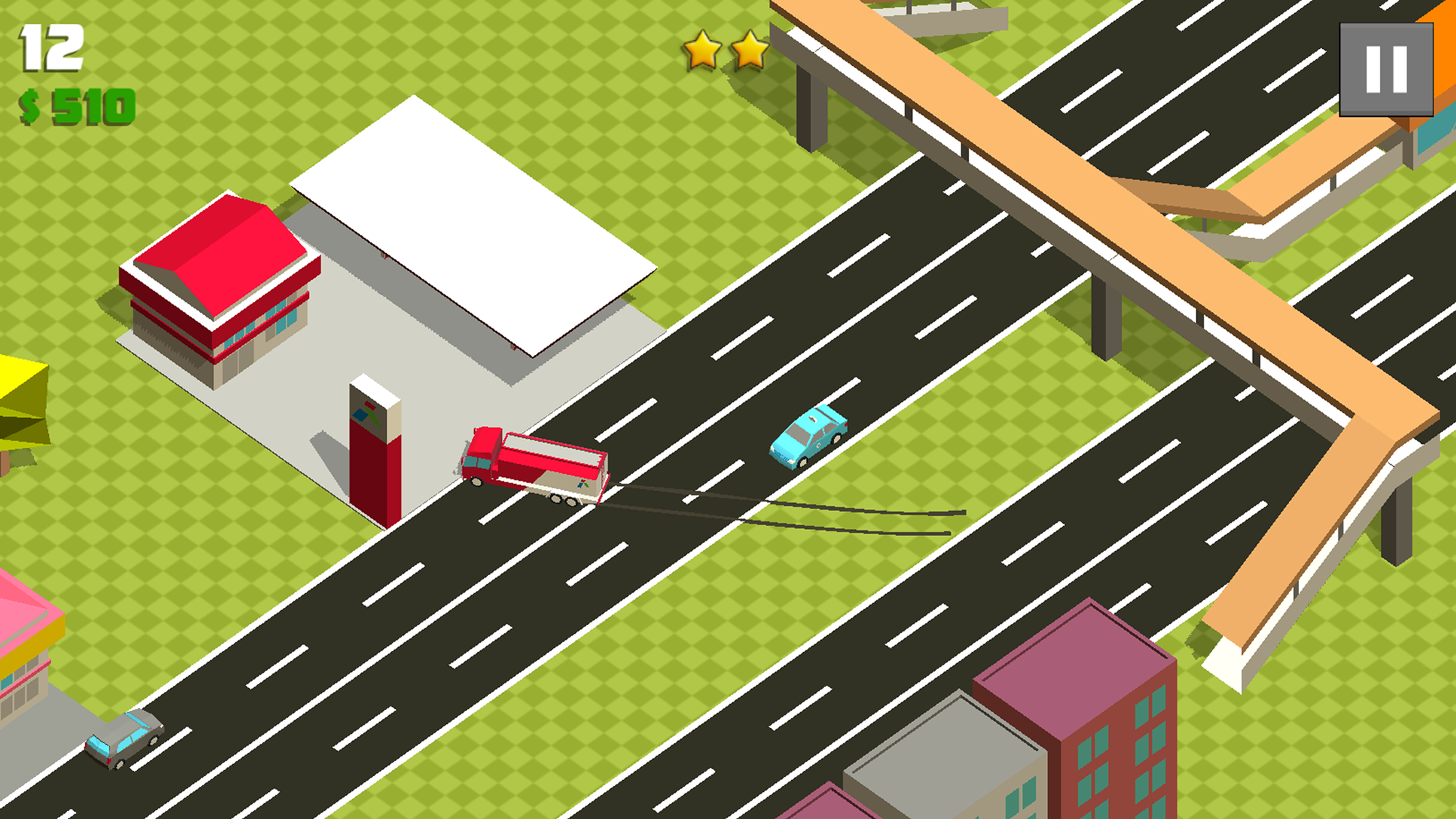 Crazy Cars Chase Game Screenshot