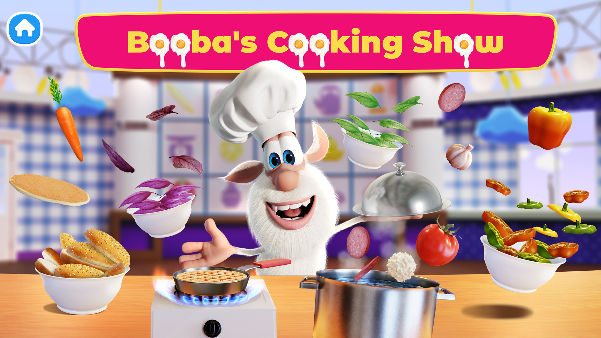 Booba Kitchen: Cooking Show! Game Screenshot