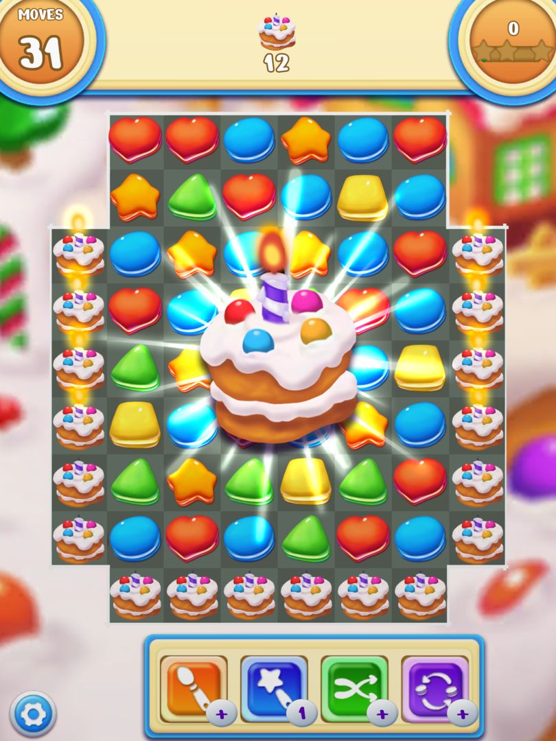 Screenshot of Cookie Macaron Pop : Match 3