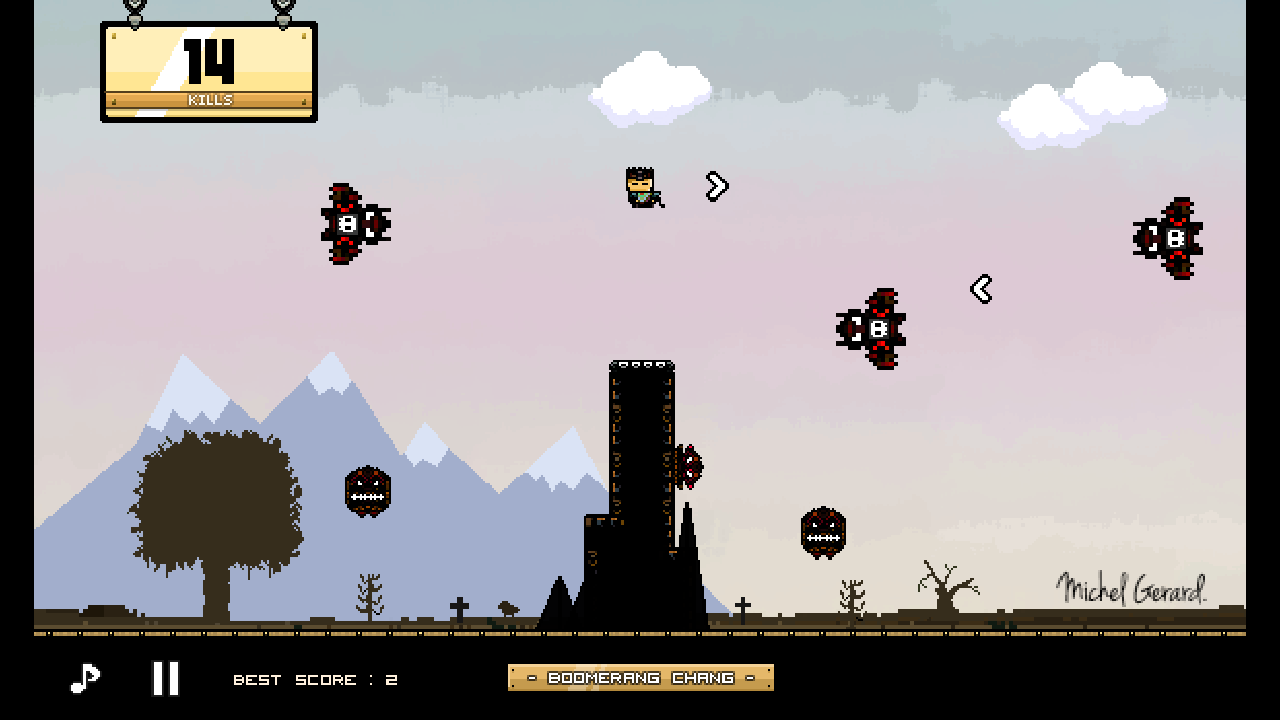 Cuplikan Layar Game Boomerang Chang
