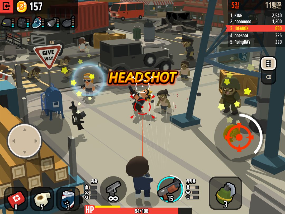 Screenshot of Zombie Ground .io